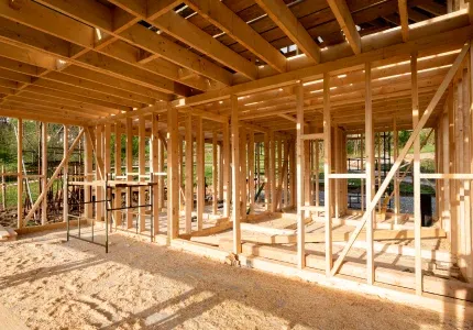 Framing a custom home